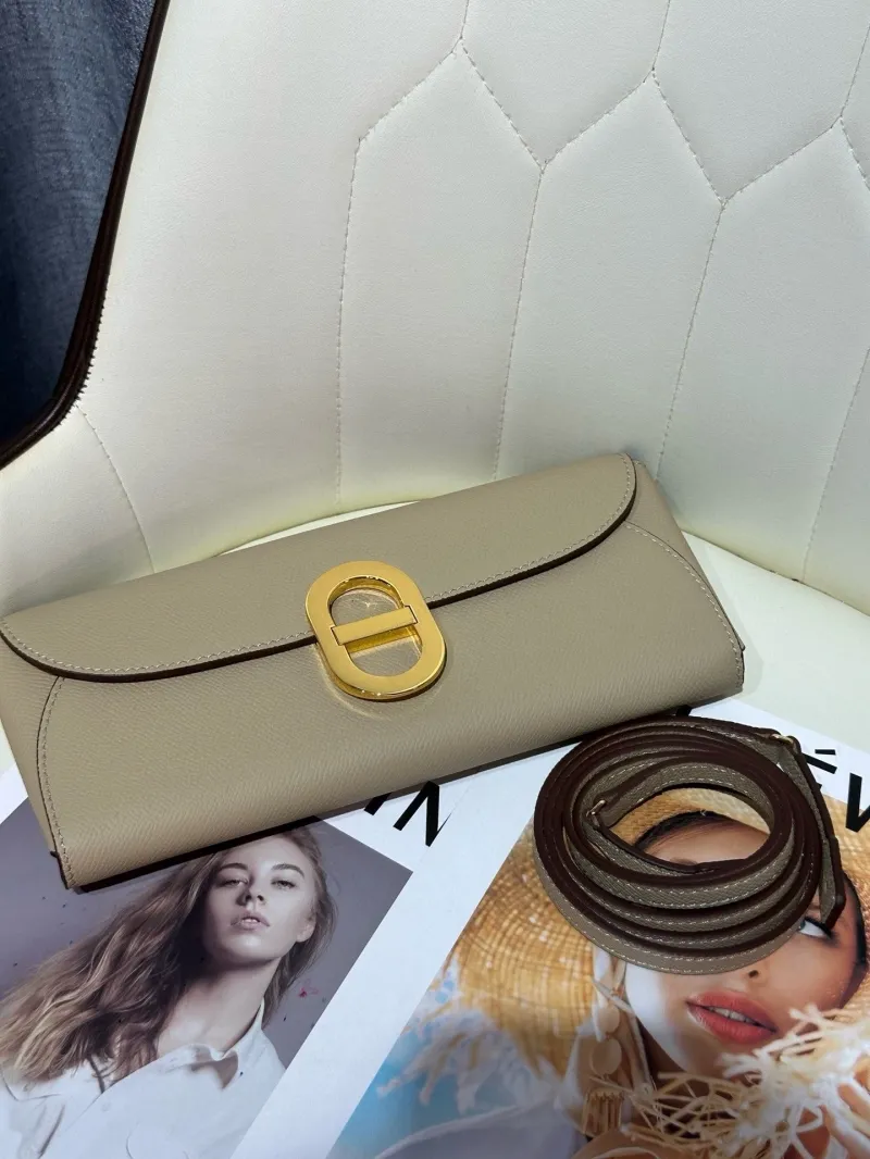 Hermes Roulis 54 Beige Crossbody Bag