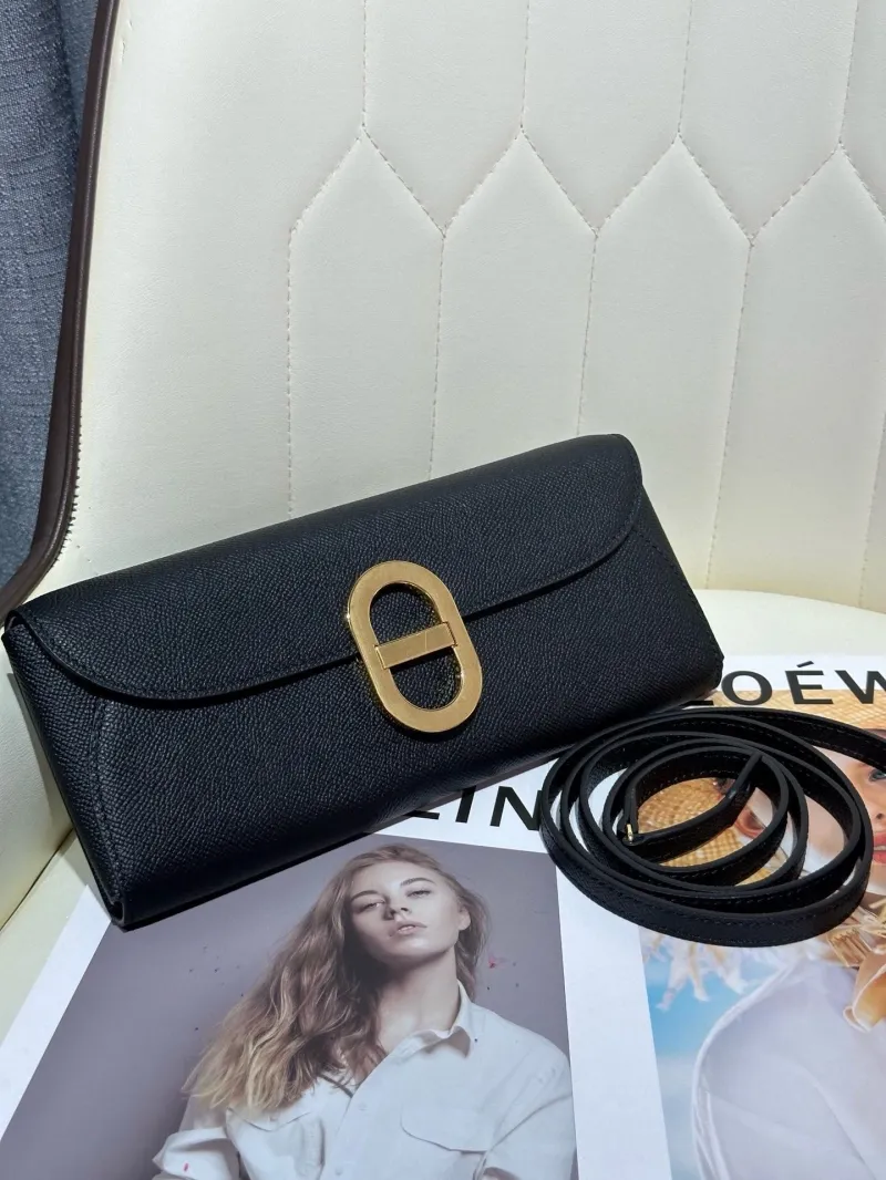 Alternative view of Hermes Black Roulis Crossbody Bag 57