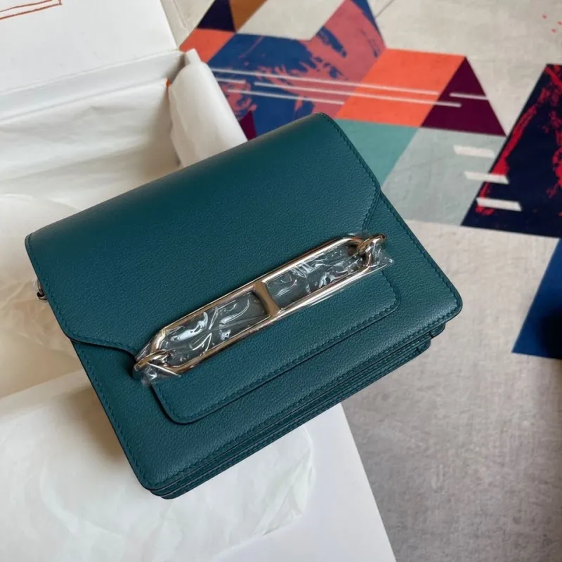 Hermes Teal Roulis Bag 60