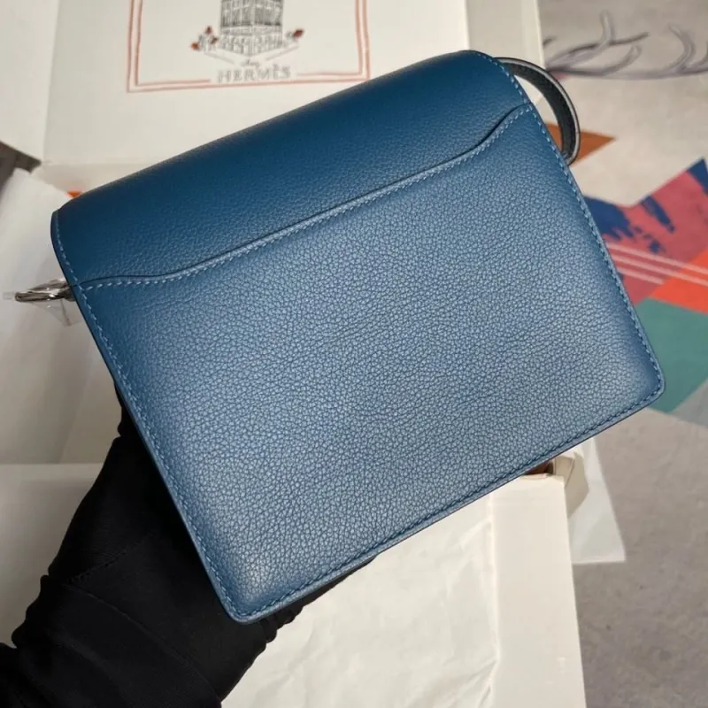 Hermes Blue Roulis Crossbody Bag