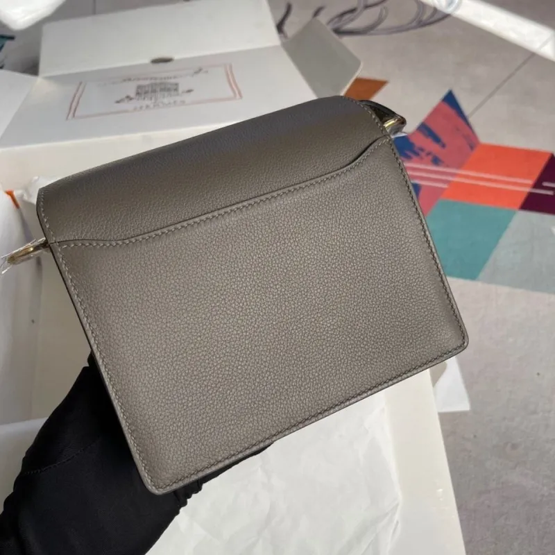 Hermes Gray Roulis Crossbody Bag 84