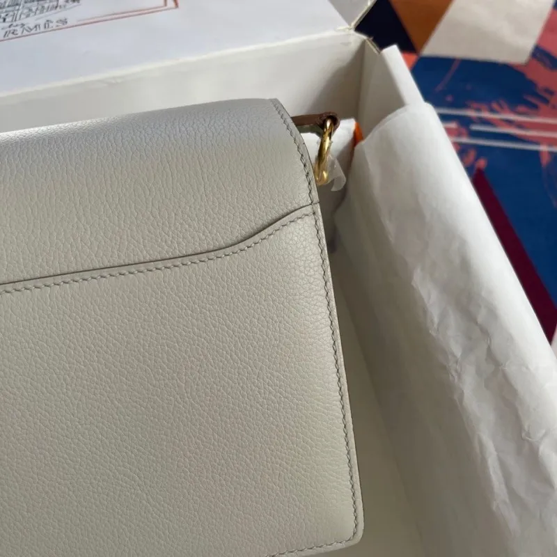 Hermes Roulis Light Gray Crossbody Bag - Image 5