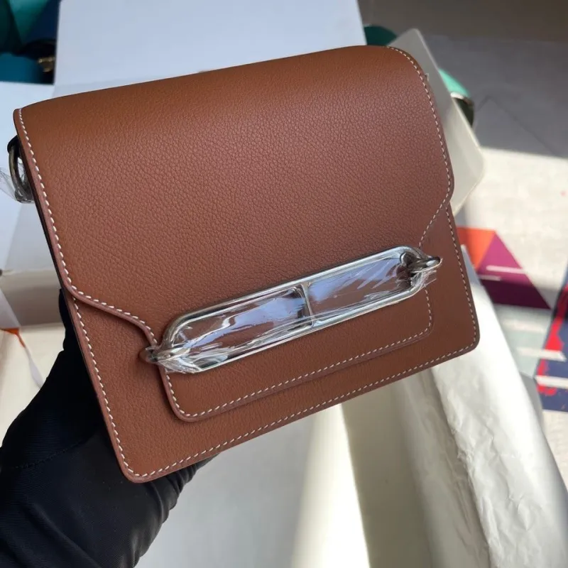 Hermes Brown Roulis Crossbody Bag