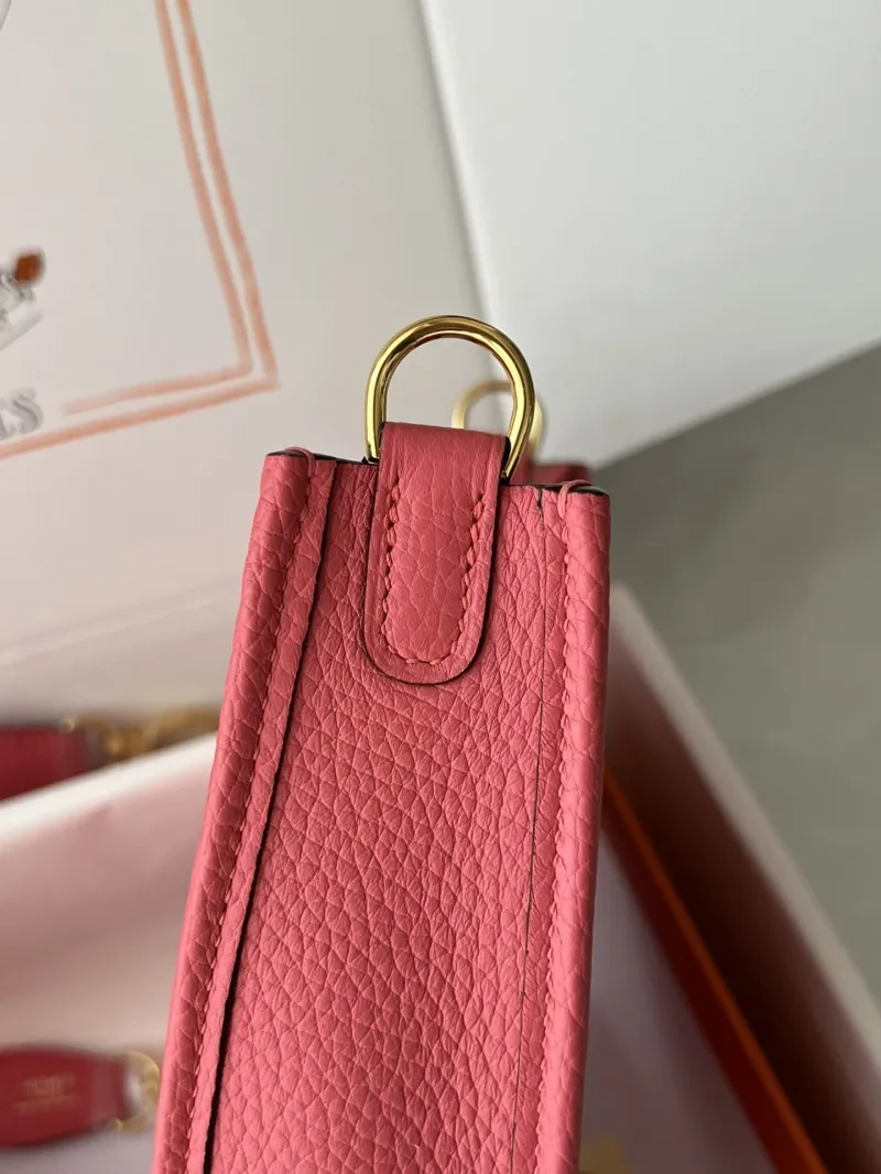 Hermes Pink Crossbody Satchel Bag 68 - Image 7