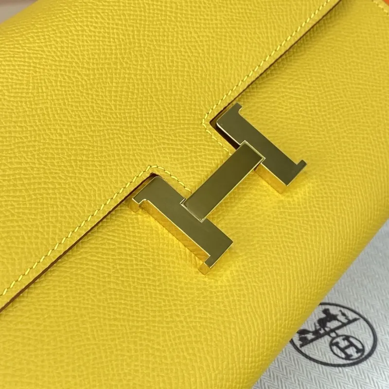Hermes Yellow Crossbody Satchel Bag B DJ 932 H - Image 6