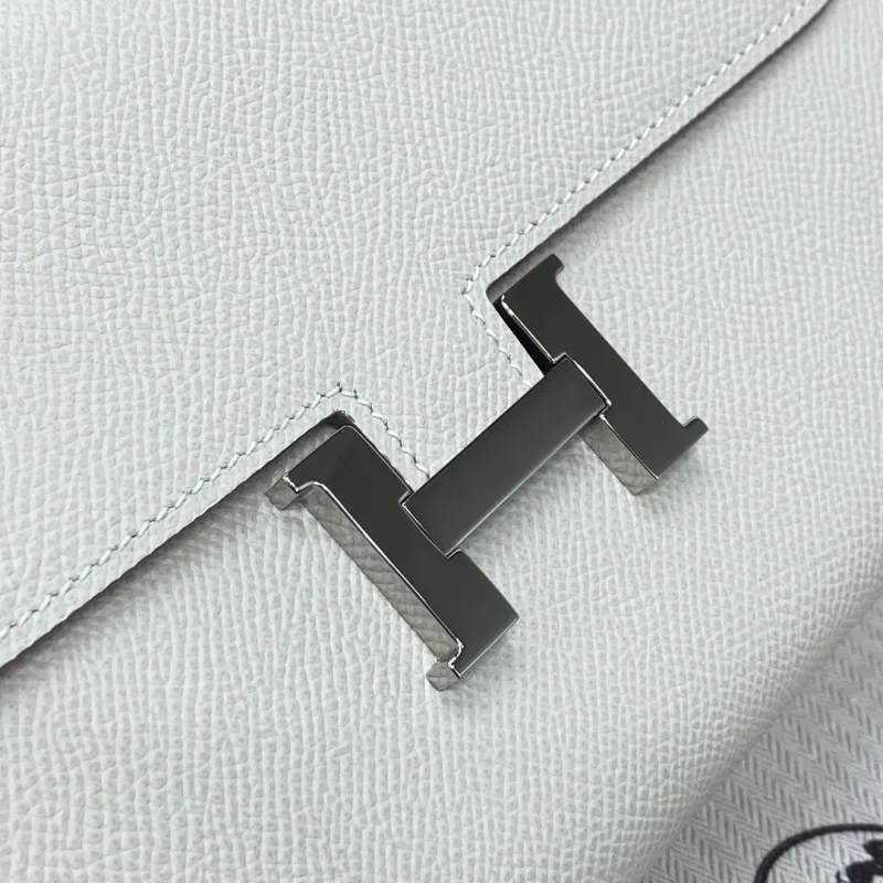 Hermes Cream Leather Satchel Bag 111 - Image 5