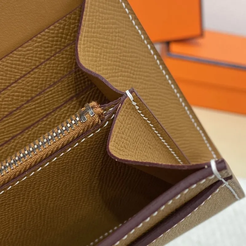 Hermes Tan Leather Crossbody Satchel Bag 129 - Image 9
