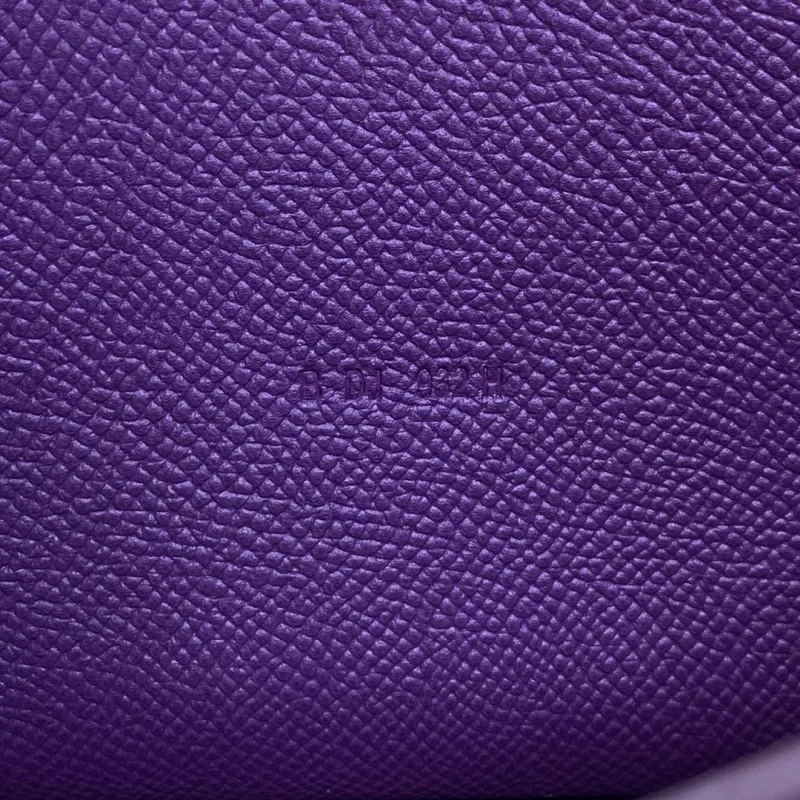 Alternative view of Hermes Purple Satchel Crossbody Bag 130