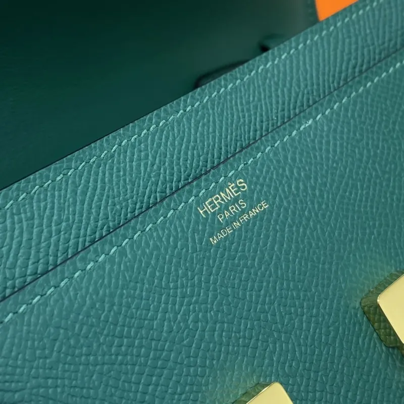 Hermes Green Crossbody Satchel Bag B DJ 932H - Image 8