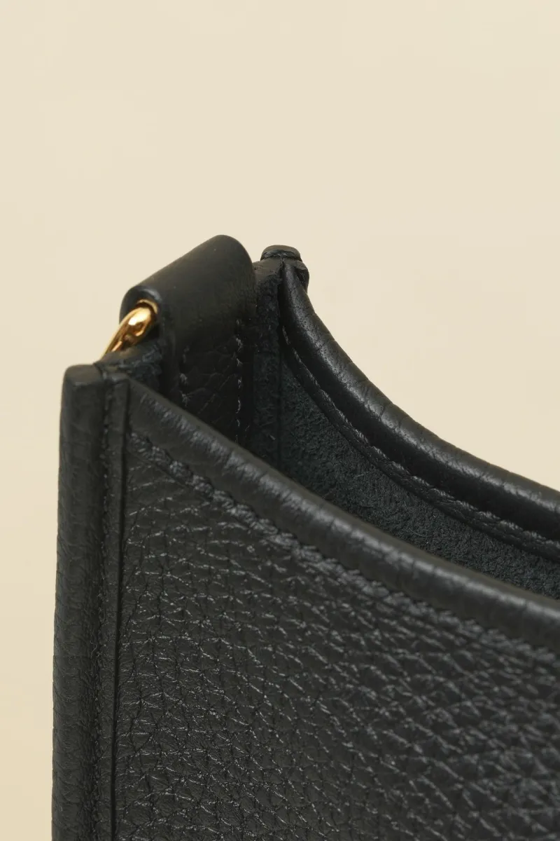 Hermes Black Leather Satchel Bag 136 - Image 3