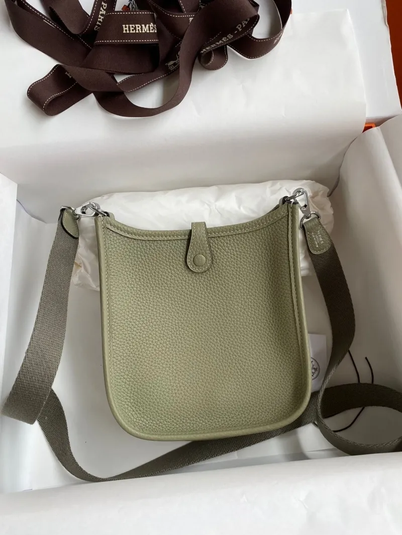 Alternative view of Hermes Sage Green Crossbody Satchel Bag 146