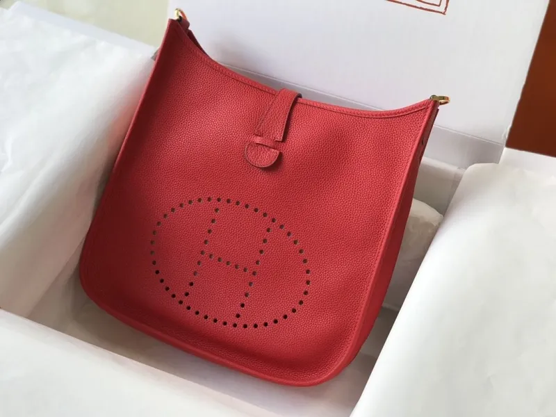 Alternative view of Hermes Red Satchel Bag 172