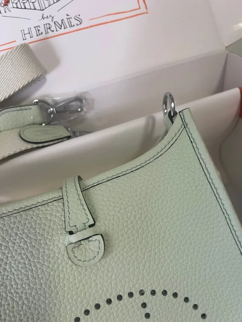 Hermes Mint Green Crossbody Satchel Bag 179 - Image 3