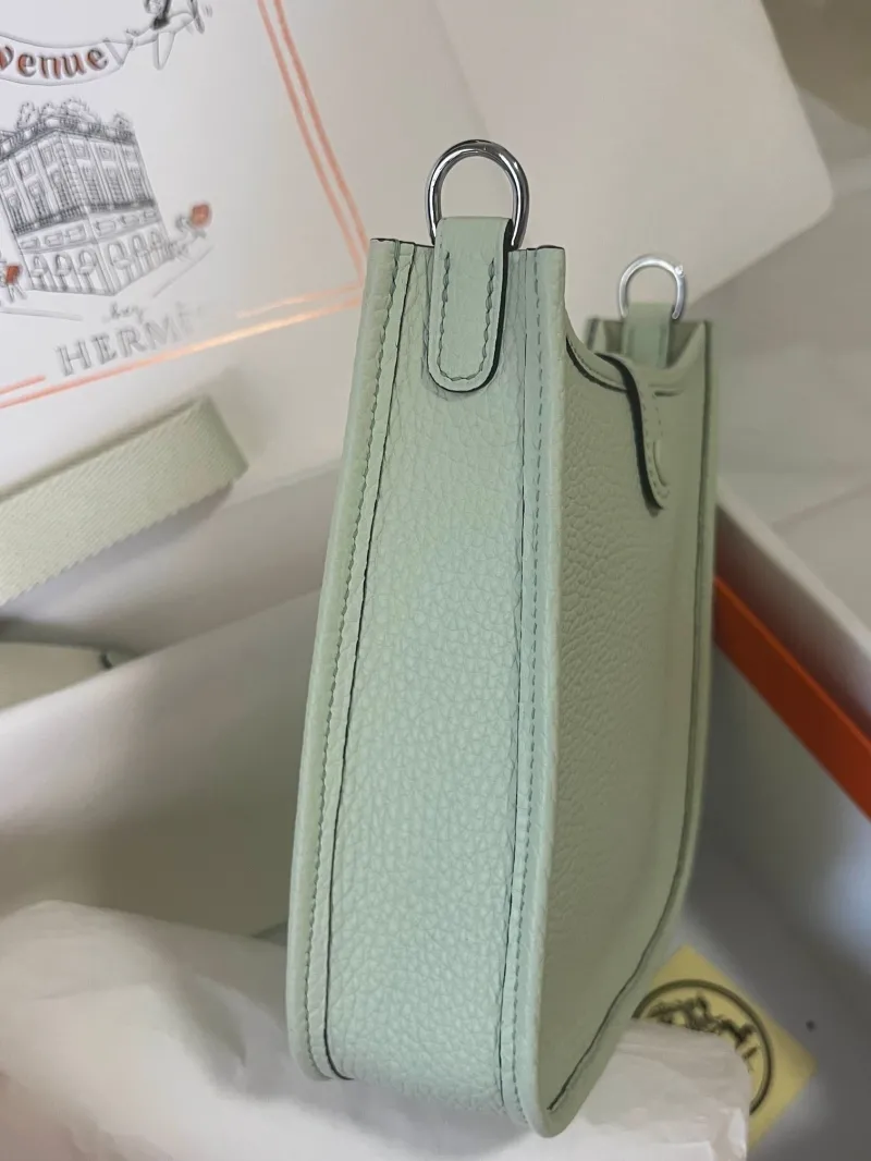 Hermes Mint Green Crossbody Satchel Bag 179 - Image 5