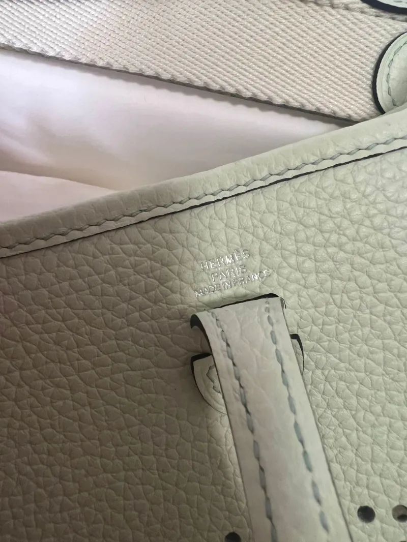 Hermes Mint Green Crossbody Satchel Bag 179 - Image 6