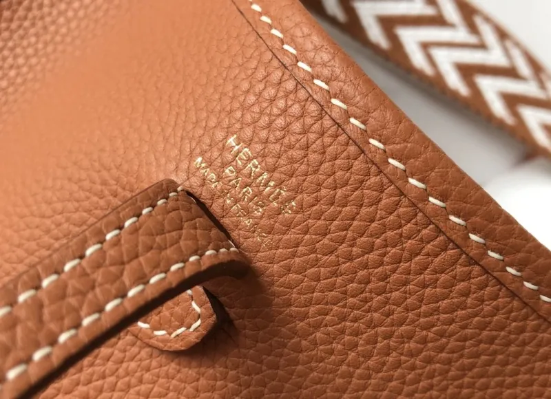 Hermes Brown Crossbody Satchel Bag 186 - Image 6