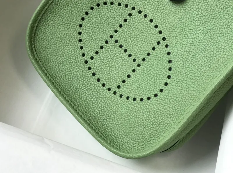 Hermes Light Green Crossbody Satchel Bag 192 - Image 4