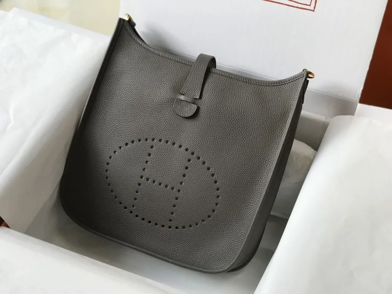 Alternative view of Hermes Gray Satchel Bag 226