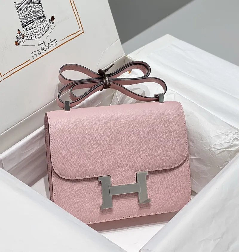 Alternative view of Hermes Pink Satchel Shoulder Bag 262