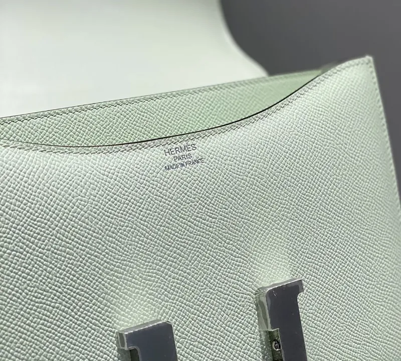 Hermes Light Green Satchel Bag 265 - Image 6