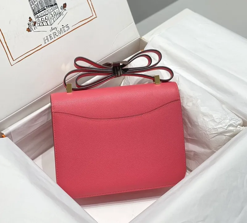 Alternative view of Hermes Pink Satchel Shoulder Bag 272