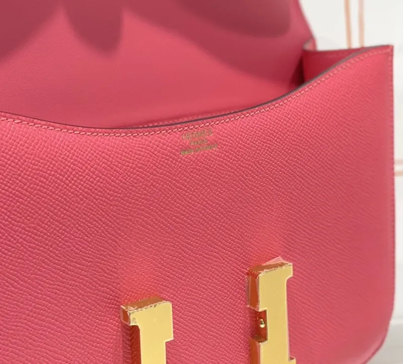 Hermes Pink Satchel Shoulder Bag 272 - Image 6