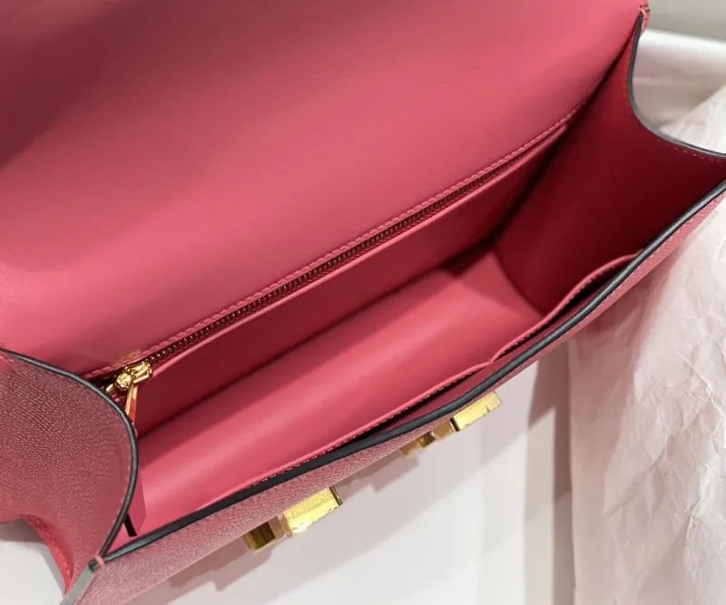 Hermes Pink Satchel Shoulder Bag 272 - Image 8