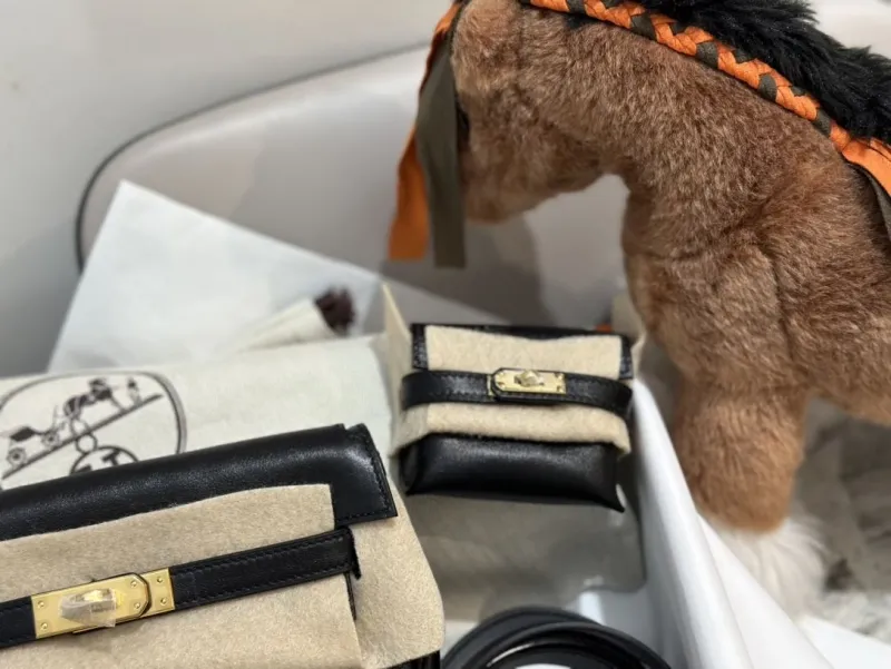 Hermes Black Satchel Bag Set 274 - Image 4