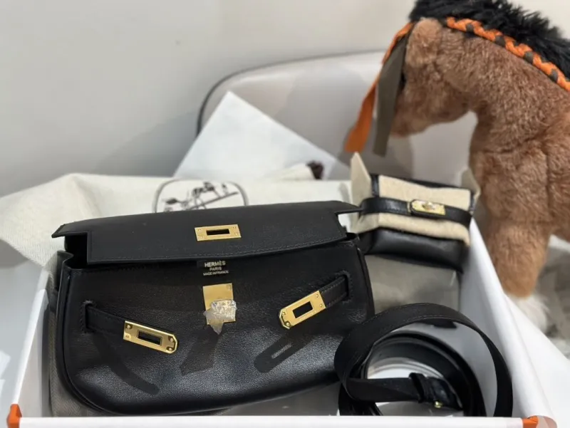Hermes Black Satchel Bag Set 274 - Image 5