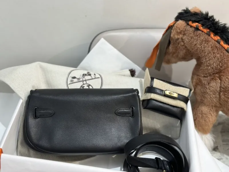 Hermes Black Satchel Bag Set 274 - Image 6