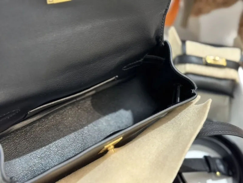 Hermes Black Satchel Bag Set 274 - Image 9