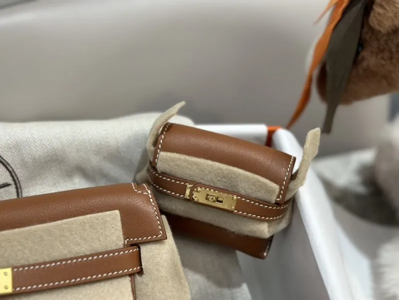 Hermes Brown Leather Satchel Bag 276 - Image 4