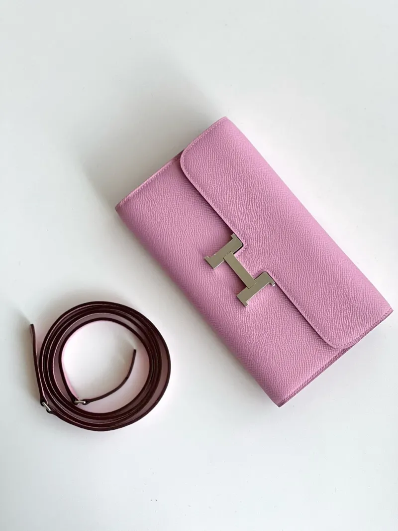 Hermes Pink Crossbody Satchel Bag 285