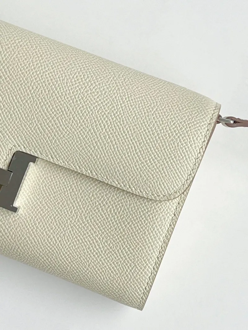 Hermes Cream Crossbody Satchel Bag 286 - Image 5