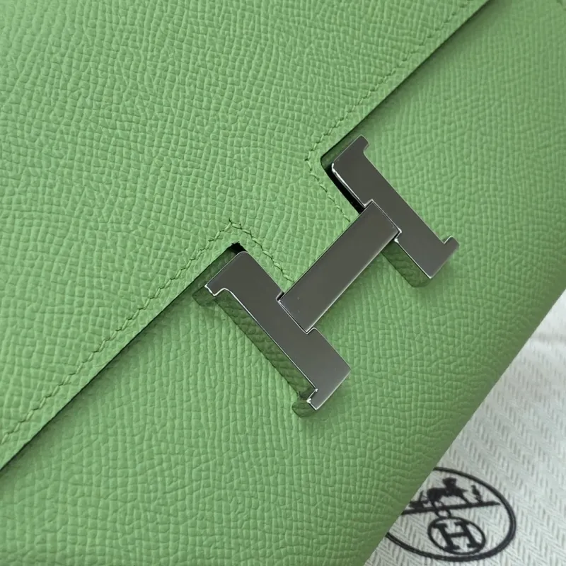 Hermes Green Crossbody Satchel Bag 308 - Image 6