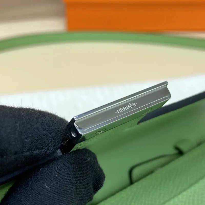 Hermes Green Crossbody Satchel Bag 308 - Image 7