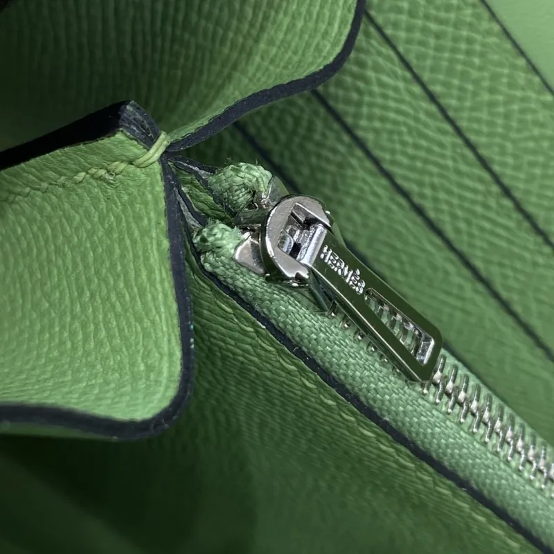 Hermes Green Crossbody Satchel Bag 308 - Image 9