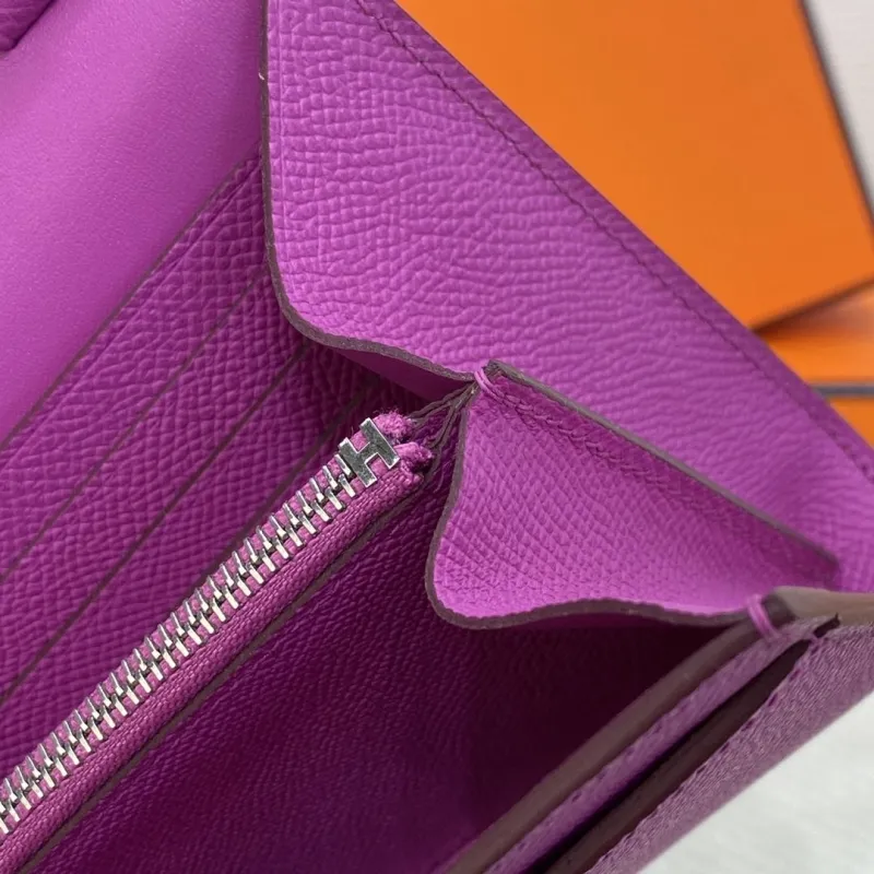 Hermes Purple Crossbody Satchel Bag 310 - Image 8