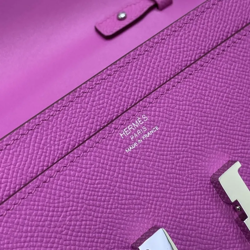 Hermes Purple Crossbody Satchel Bag 310 - Image 9