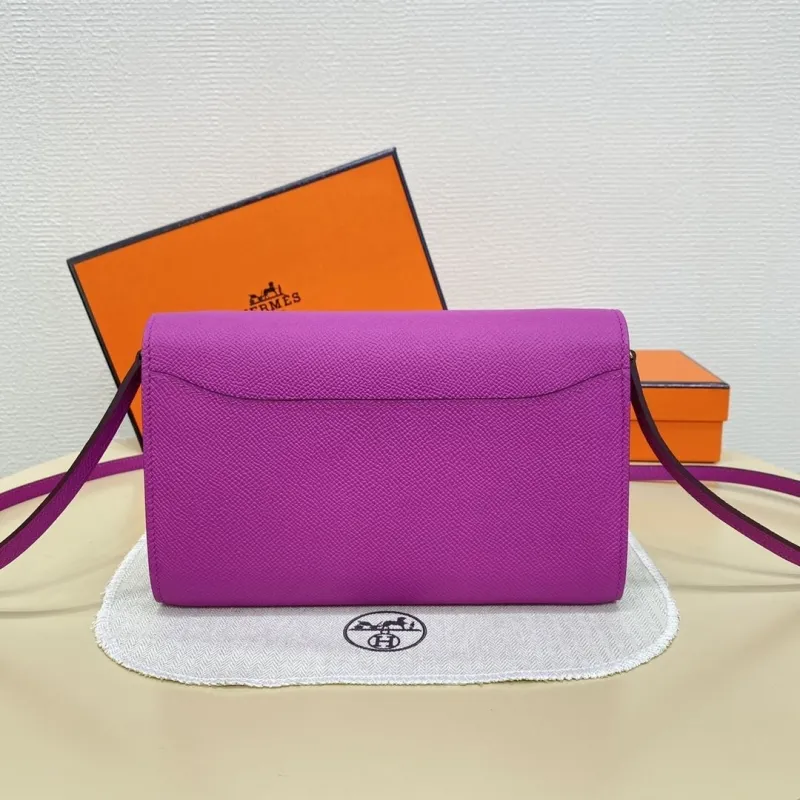 Hermes Purple Crossbody Bag 311 - Image 3
