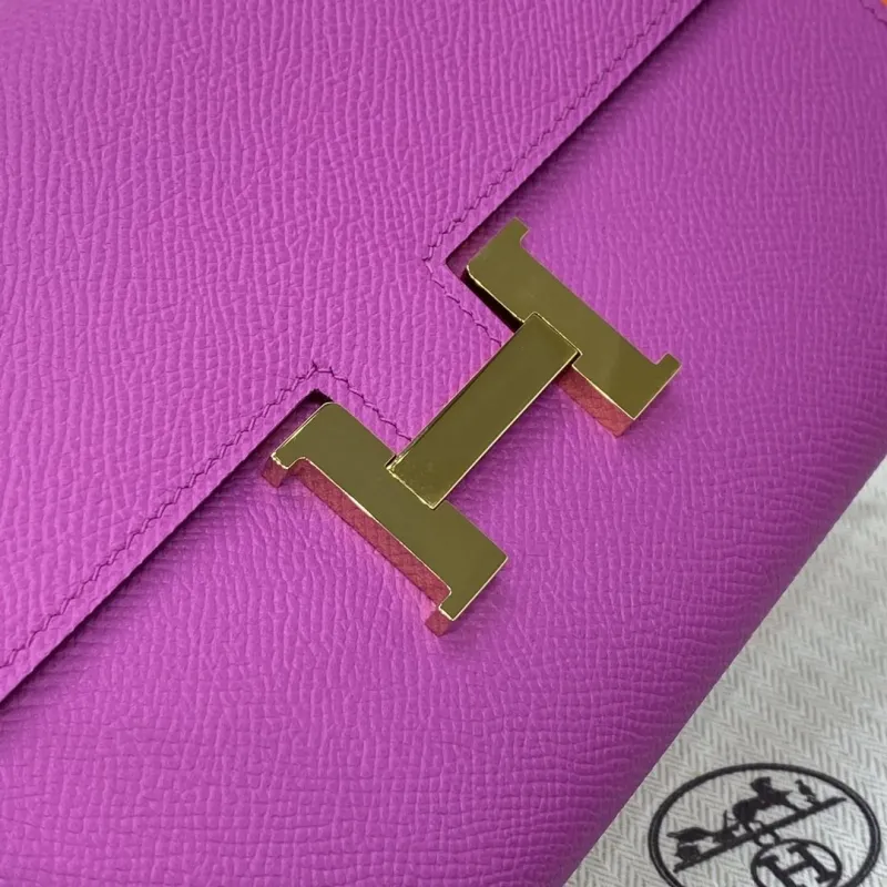 Hermes Purple Crossbody Bag 311 - Image 6