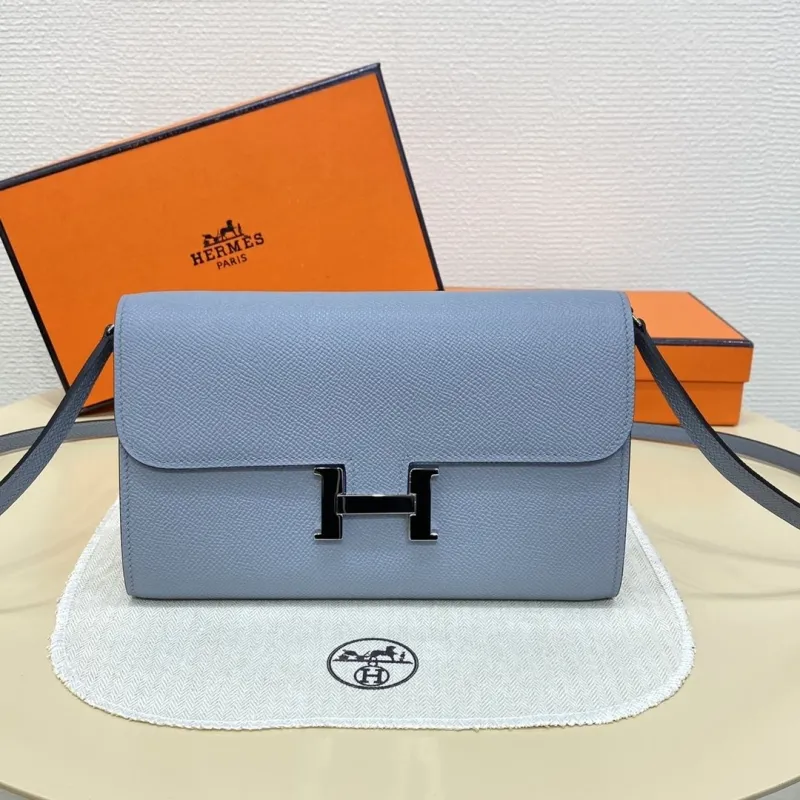 Hermes Light Blue Crossbody Bag 314