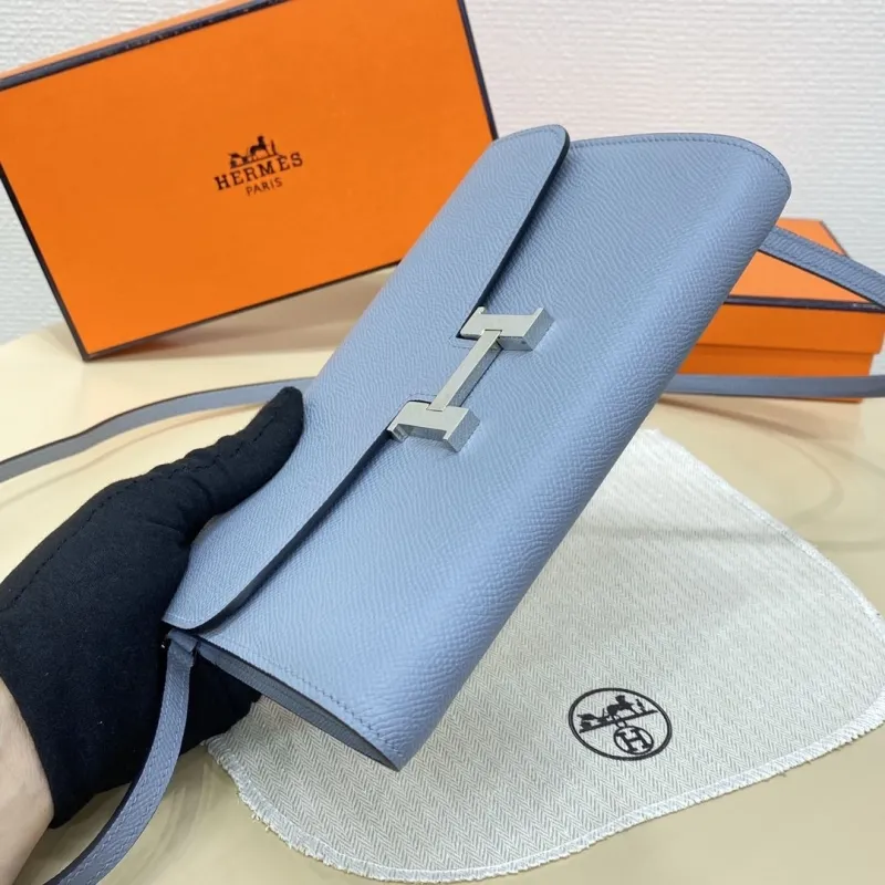 Hermes Light Blue Crossbody Bag 314 - Image 5