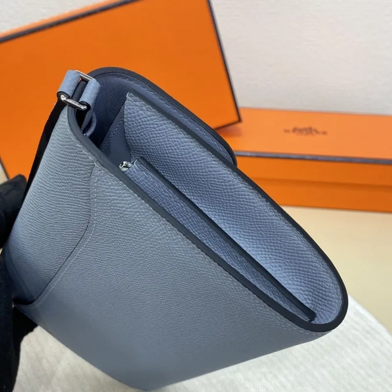 Hermes Light Blue Crossbody Bag 314 - Image 6