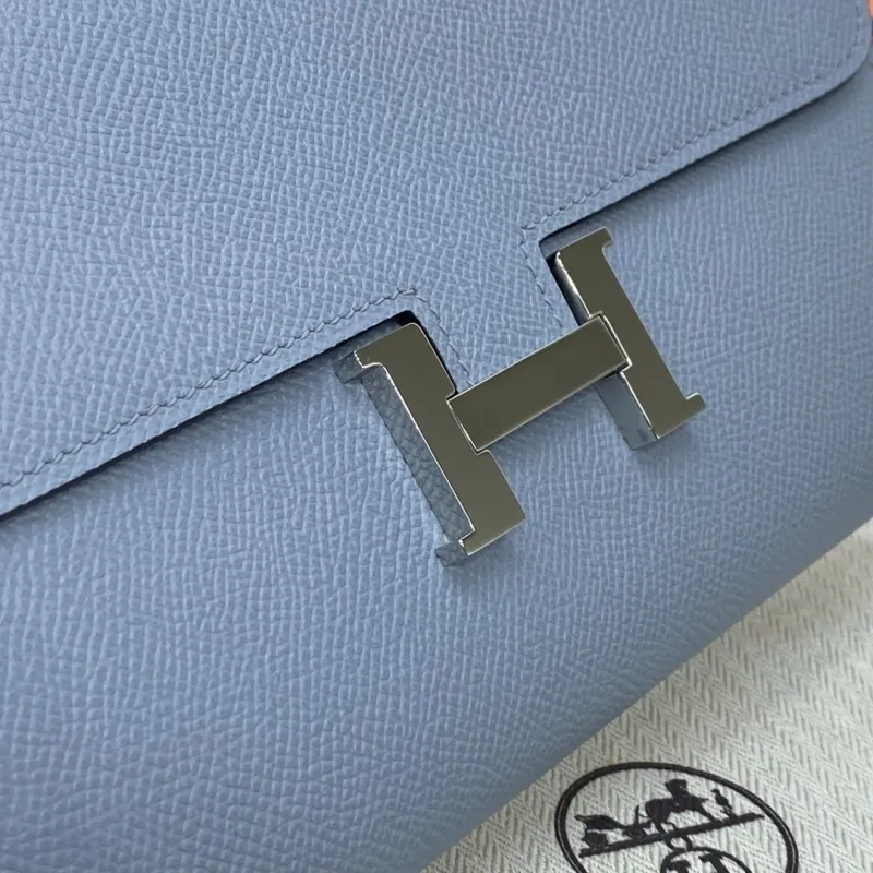 Hermes Light Blue Crossbody Bag 314 - Image 7
