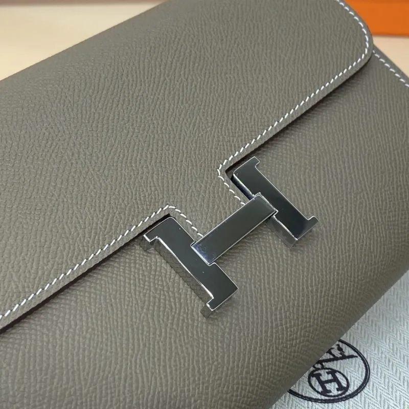 Hermes Etoupe Satchel Crossbody Bag B DL 932H - Image 6