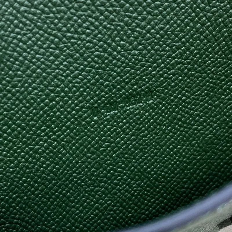Alternative view of Hermes Green Crossbody Satchel Bag 325