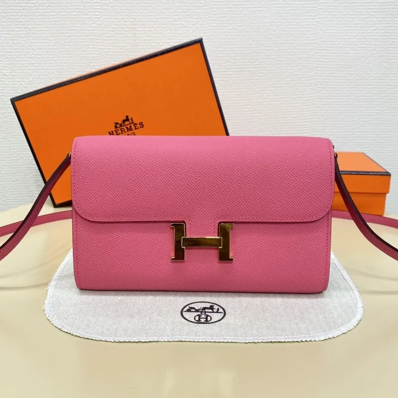 Hermes Pink Crossbody Bag 327