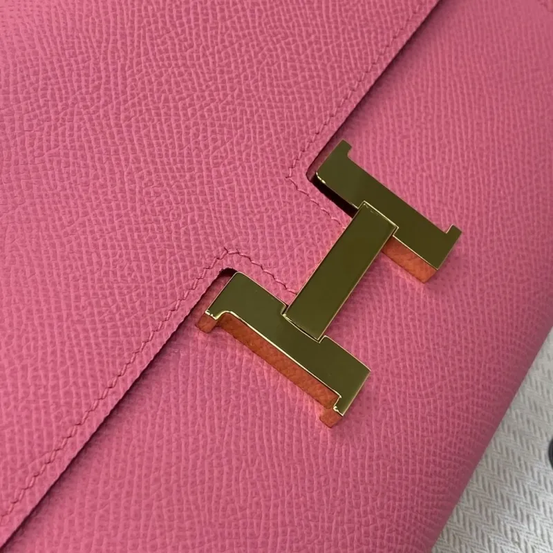 Hermes Pink Crossbody Bag 327 - Image 6