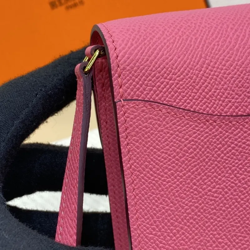Hermes Pink Crossbody Bag 327 - Image 7